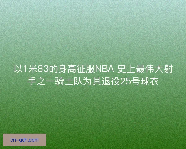 以1米83的身高征服NBA 史上最伟大射手之一骑士队为其退役25号球衣